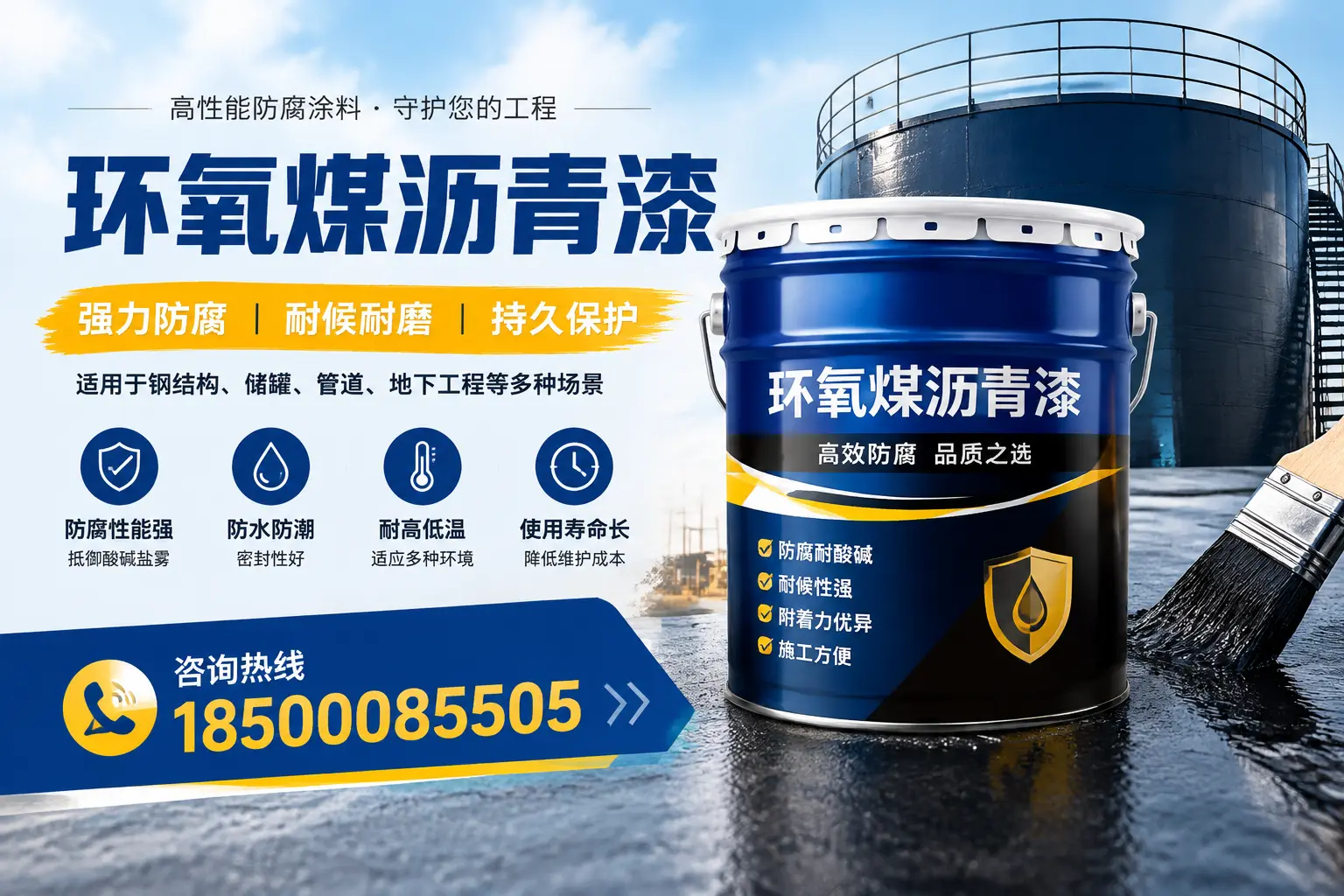 环氧煤沥青漆在工业中的应用，昌吉企业的选择